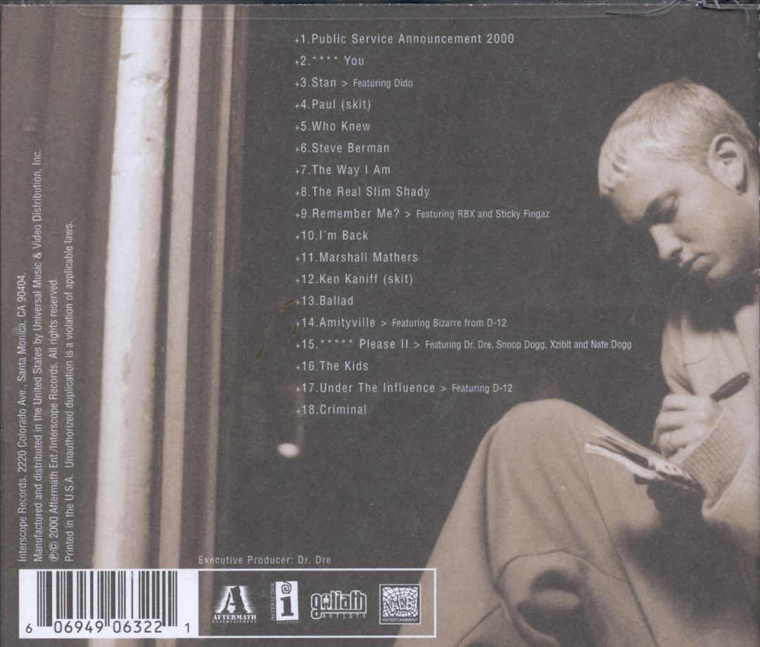 The Marshall Mathers LP [Clean] cover art