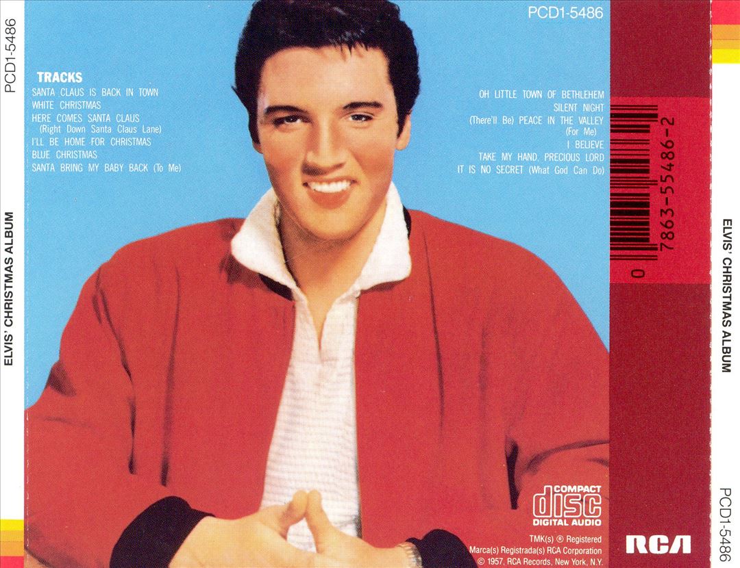 Elvis' Christmas Album cover art