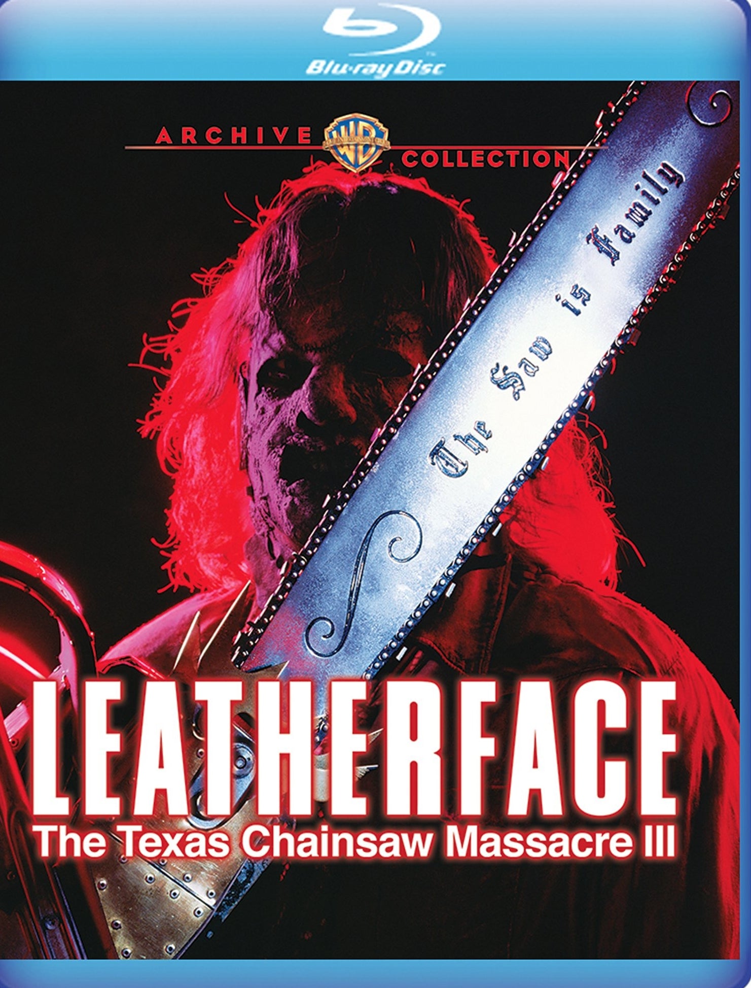 Leatherface: The Texas Chainsaw Massacre III [Blu-ray] cover art