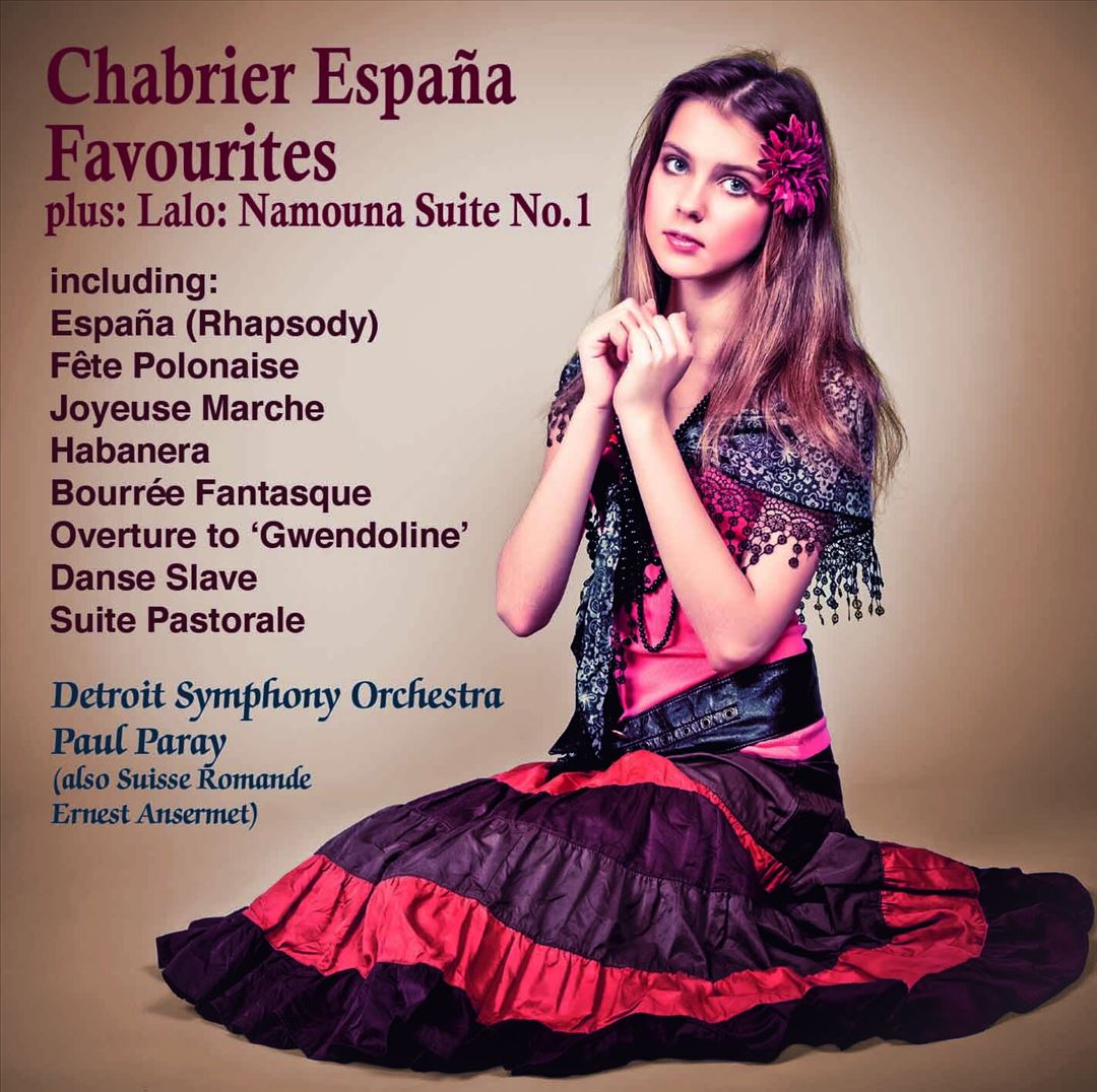 Chabrier España Favourites; Lalo: Namouna Suite No. 1 cover art