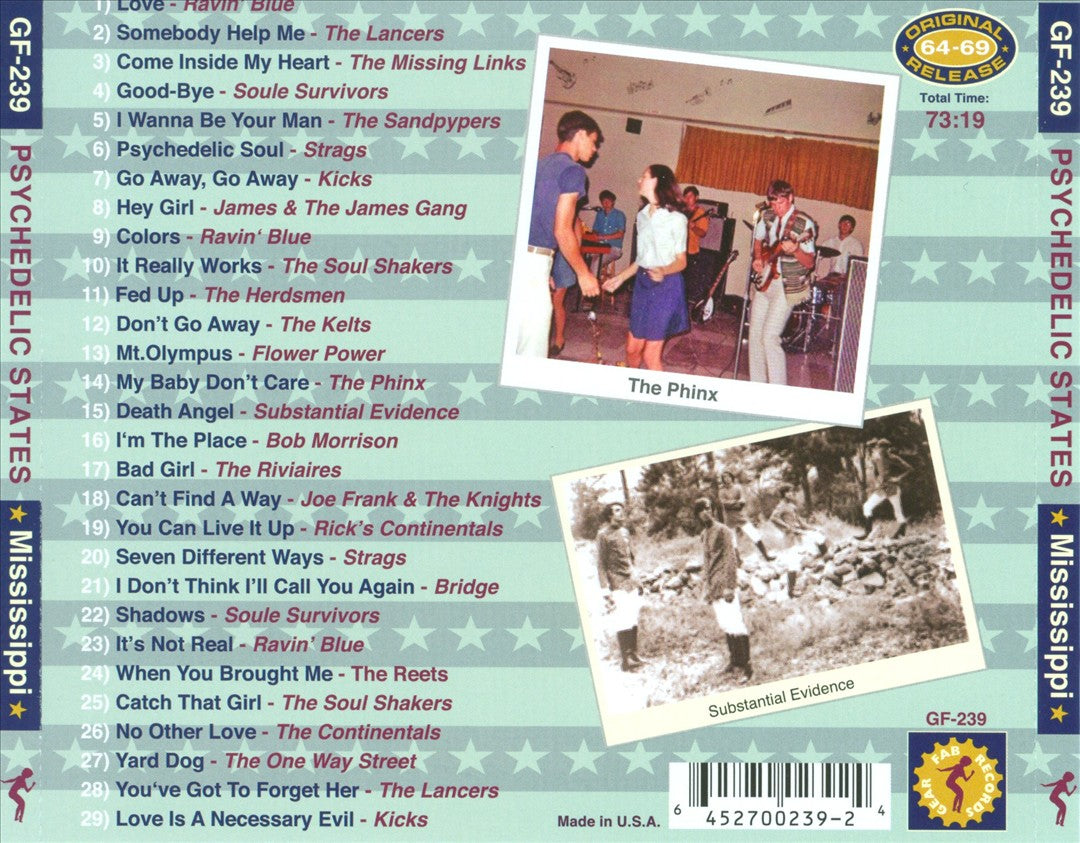 Psychedelic States: Mississippi in the 60's cover art