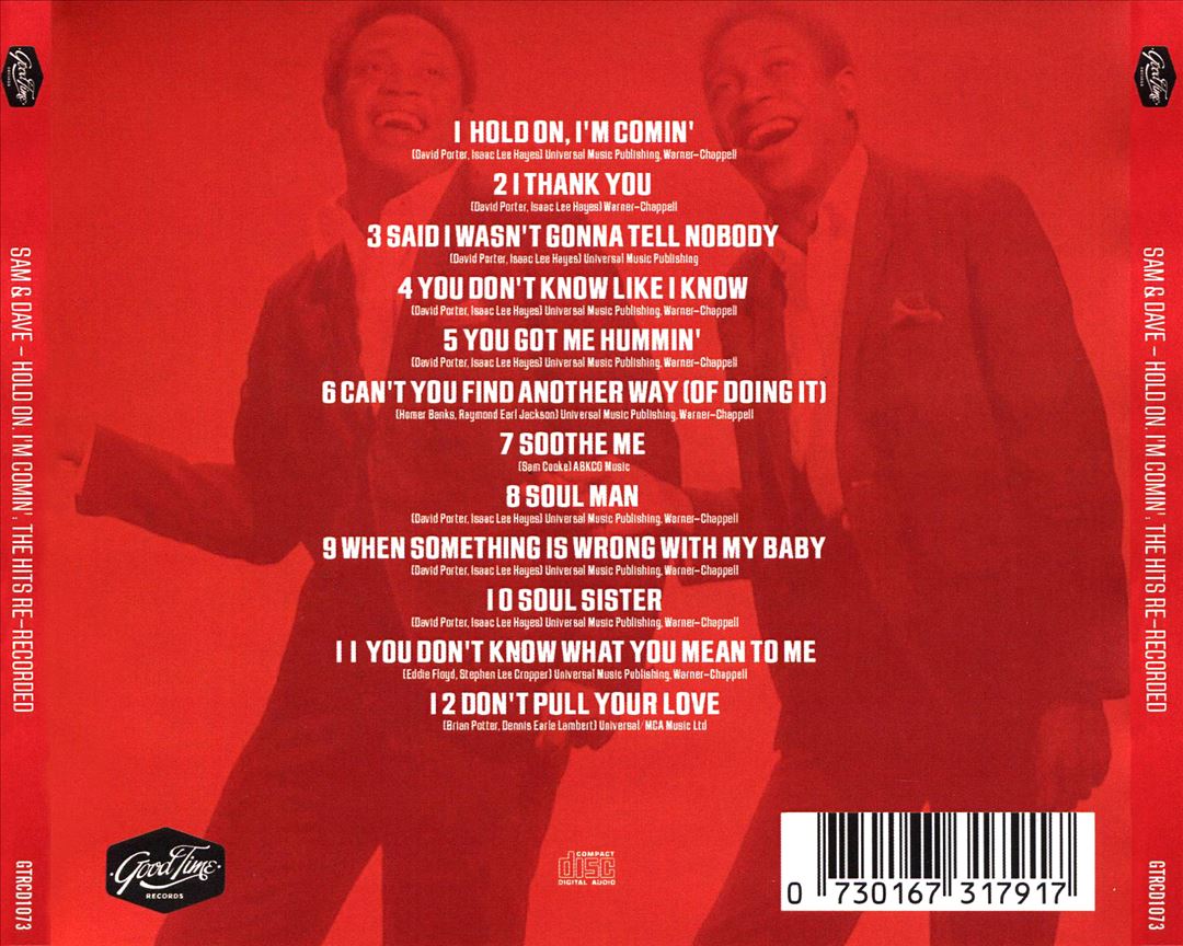 Hold on, I'm Comin': The Hits cover art