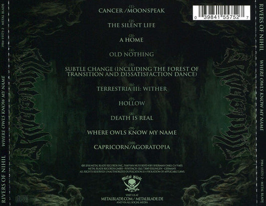 Where Owls Know My Name cover art