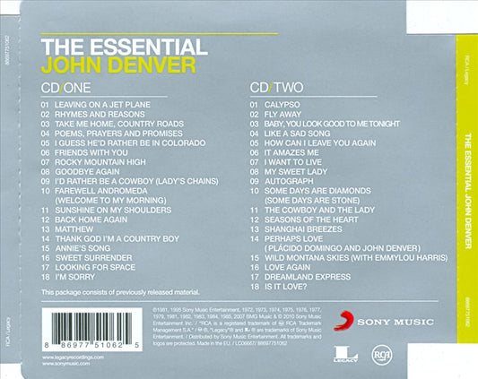 Essential John Denver cover art