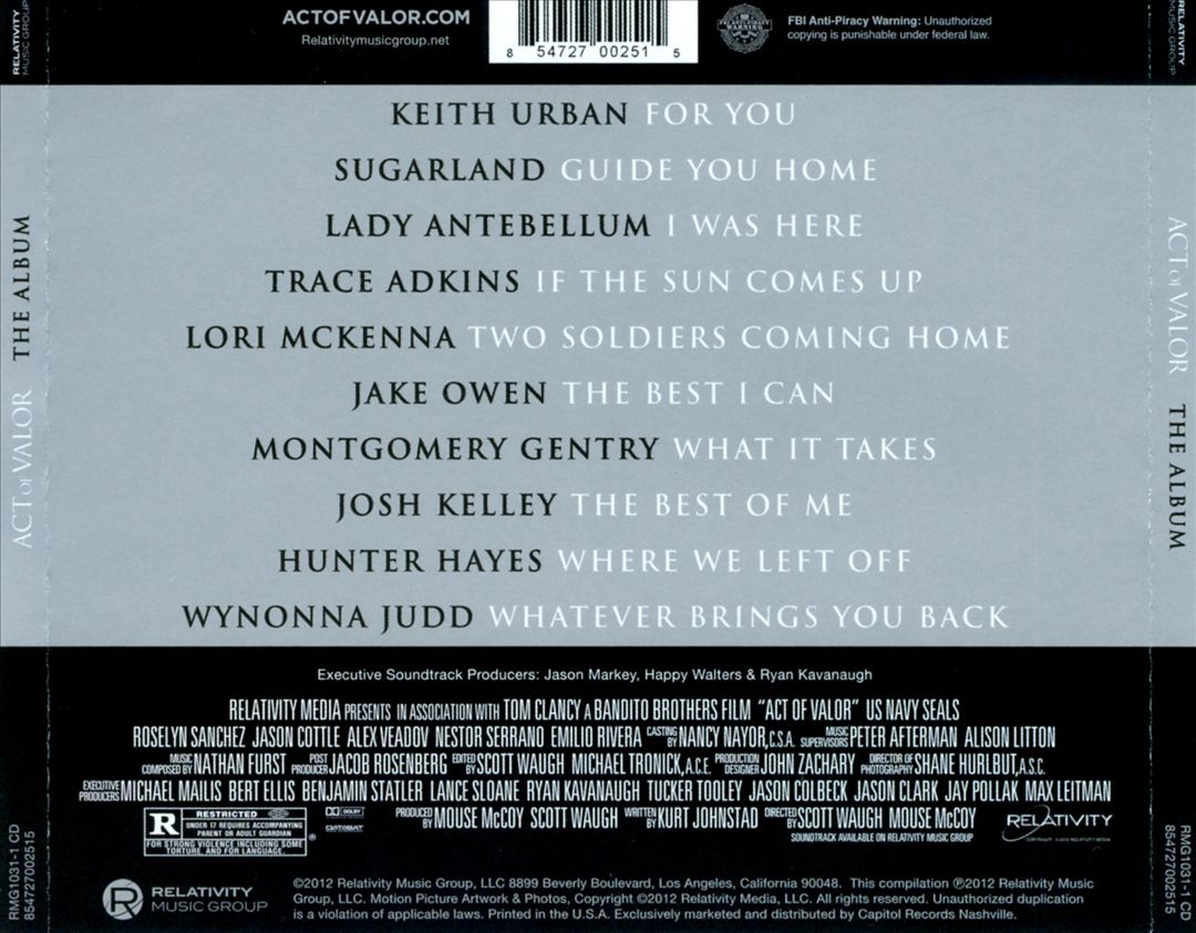 Act of Valor: The Album [Original Soundtrack] cover art