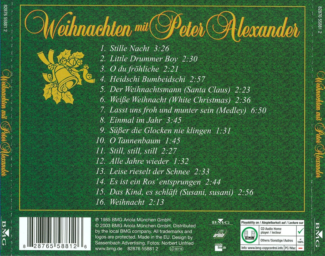 Weihnachten mit Peter Alexander [Bonus Tracks] cover art