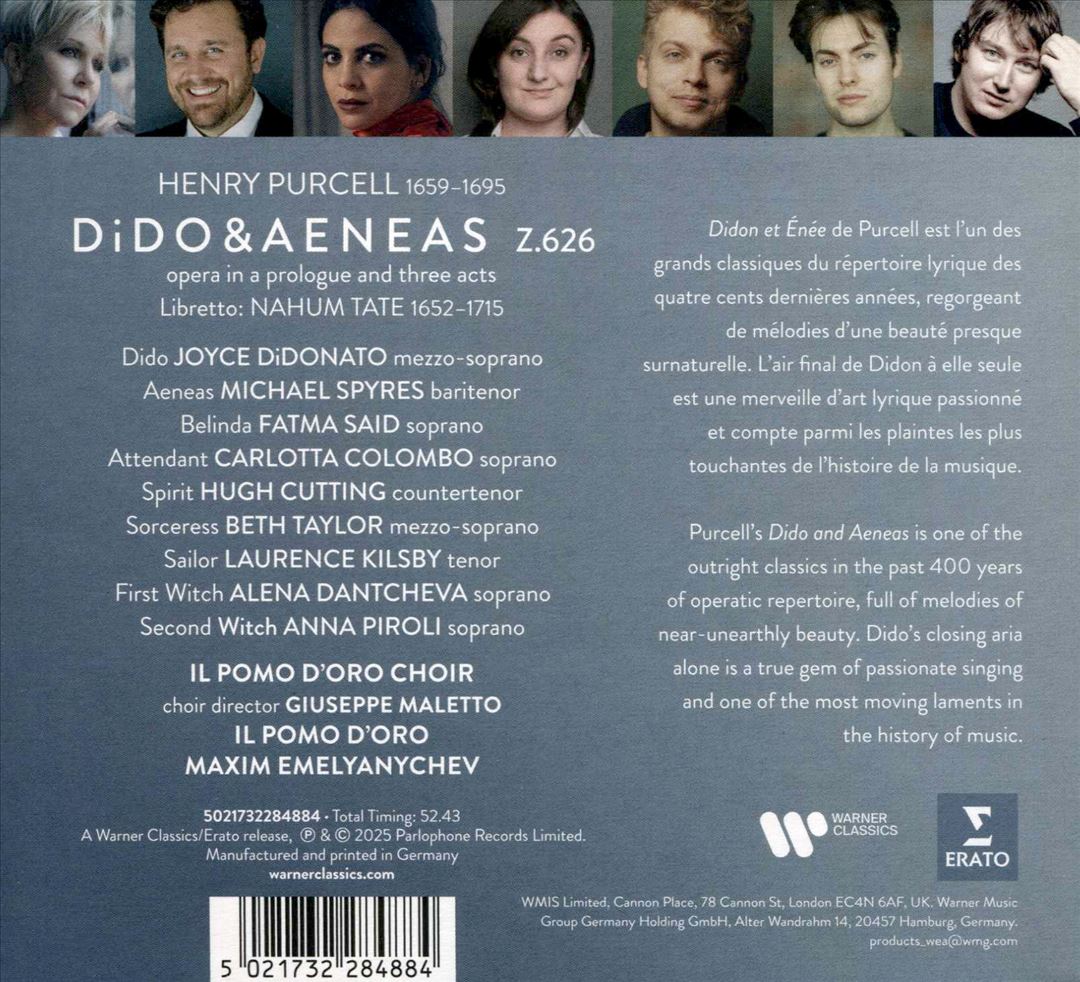 Purcell: Dido & Aeneas cover art
