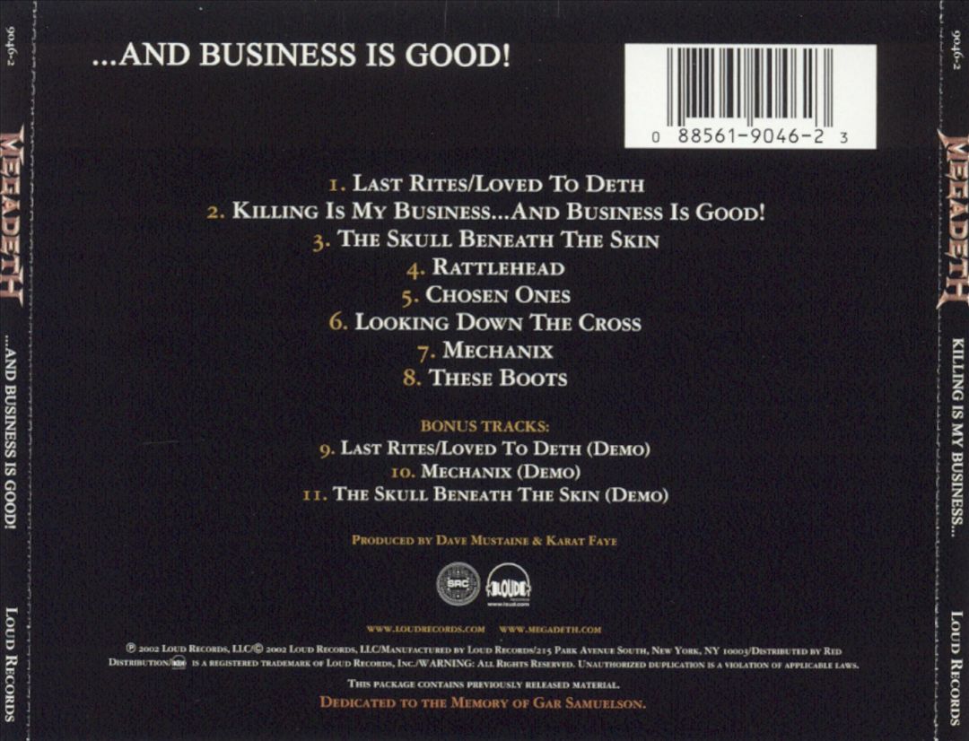 Killing Is My Business...And Business Is Good! [Remixed] cover art