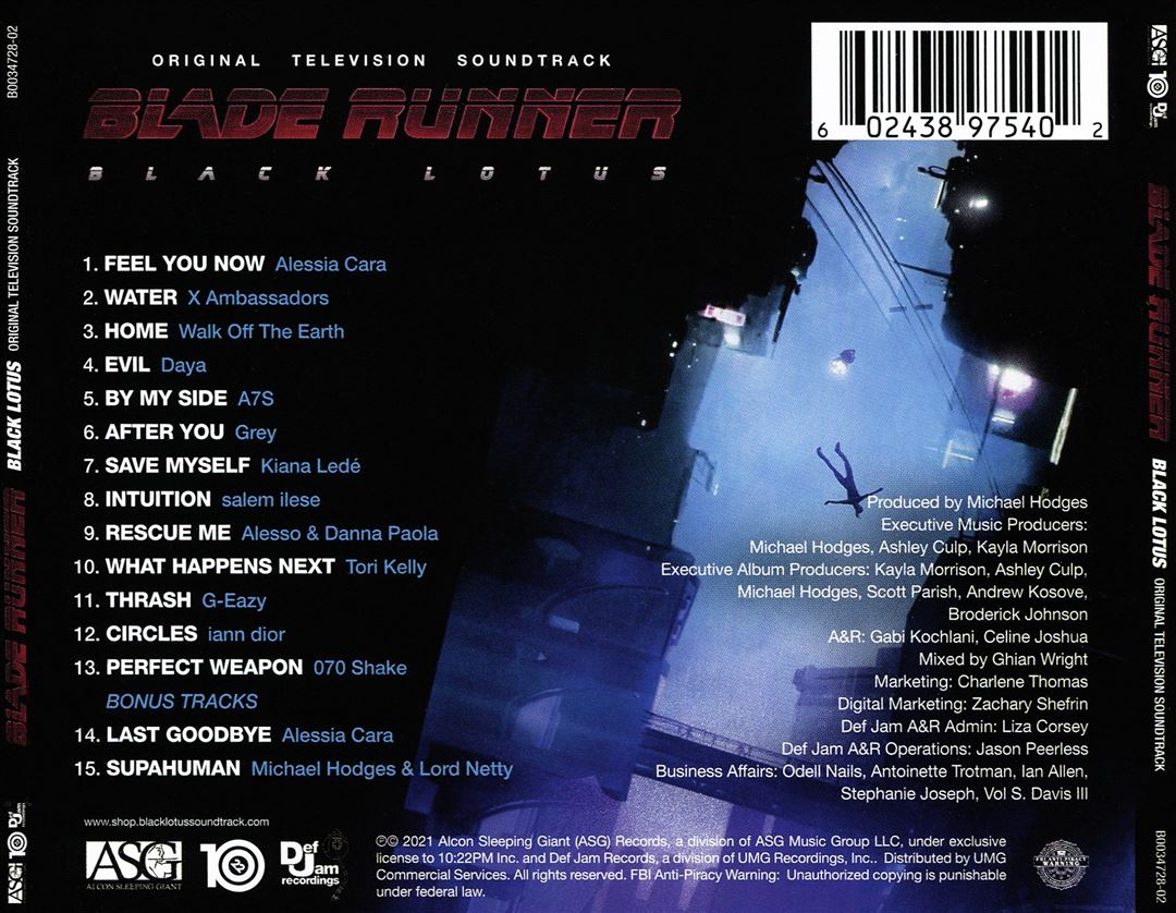 Blade Runner Black Lotus [Original Television Soundtrack] cover art