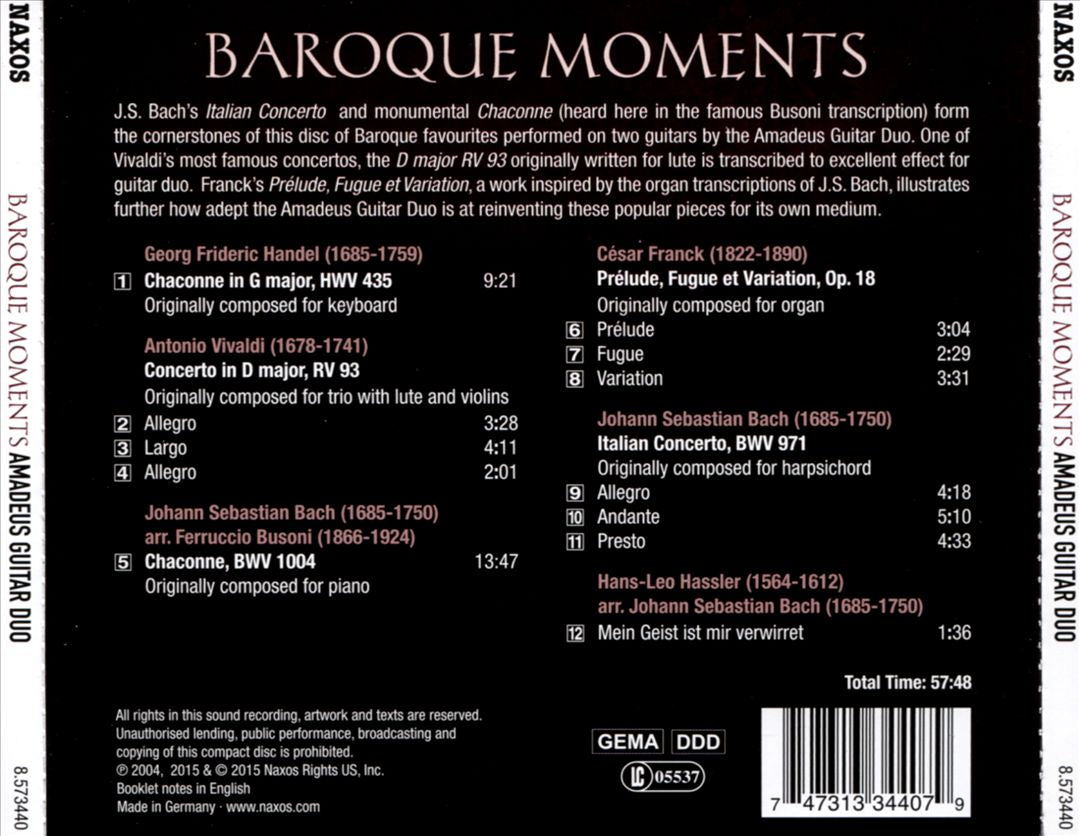 Baroque Moments cover art