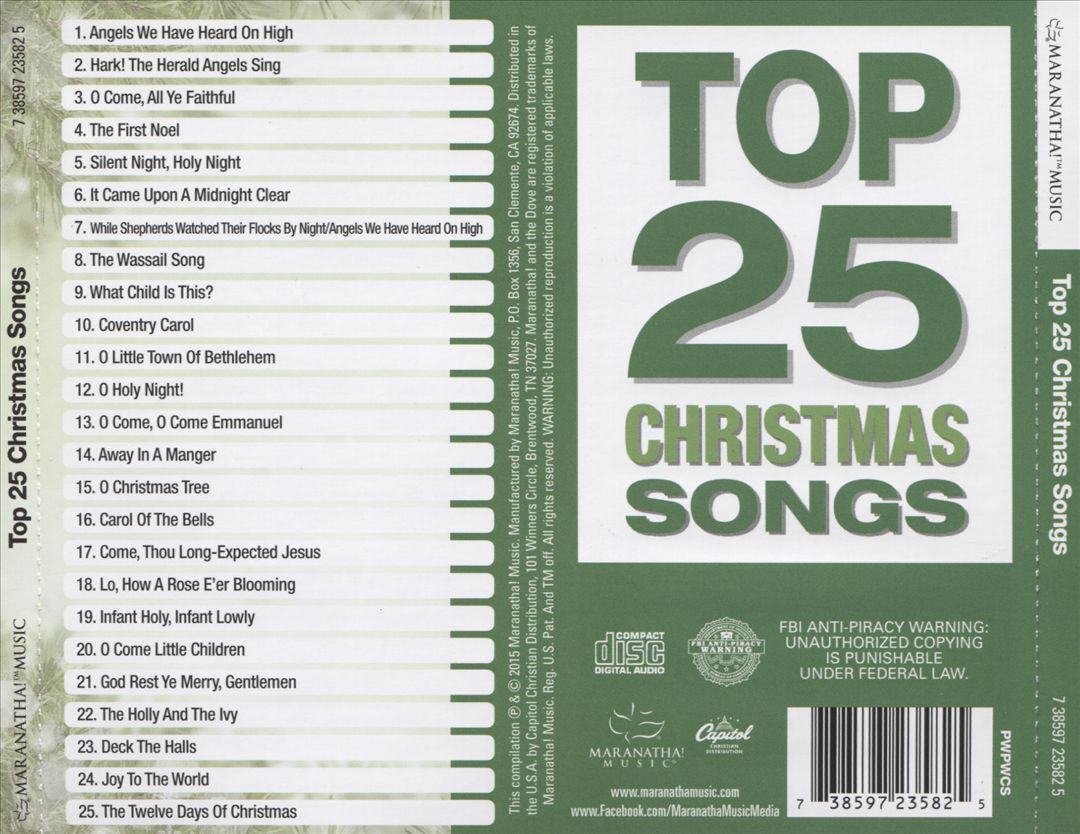 Top 25 Christmas Songs cover art