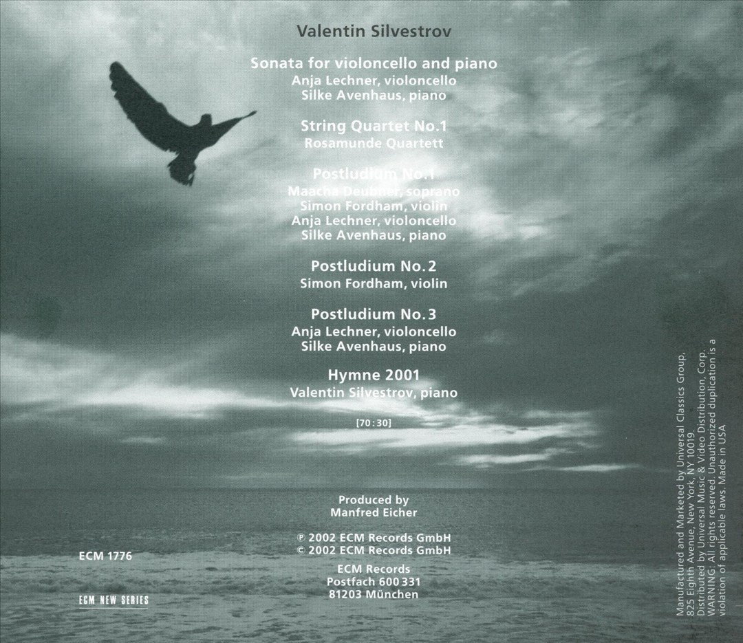 Valentin Silvestrov: Leggiero, pesante cover art