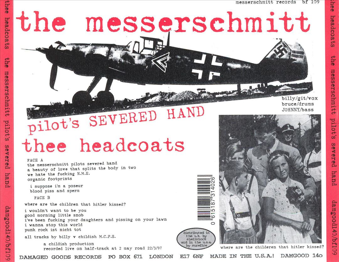 Messerschmitt Pilot's Severed Hand cover art