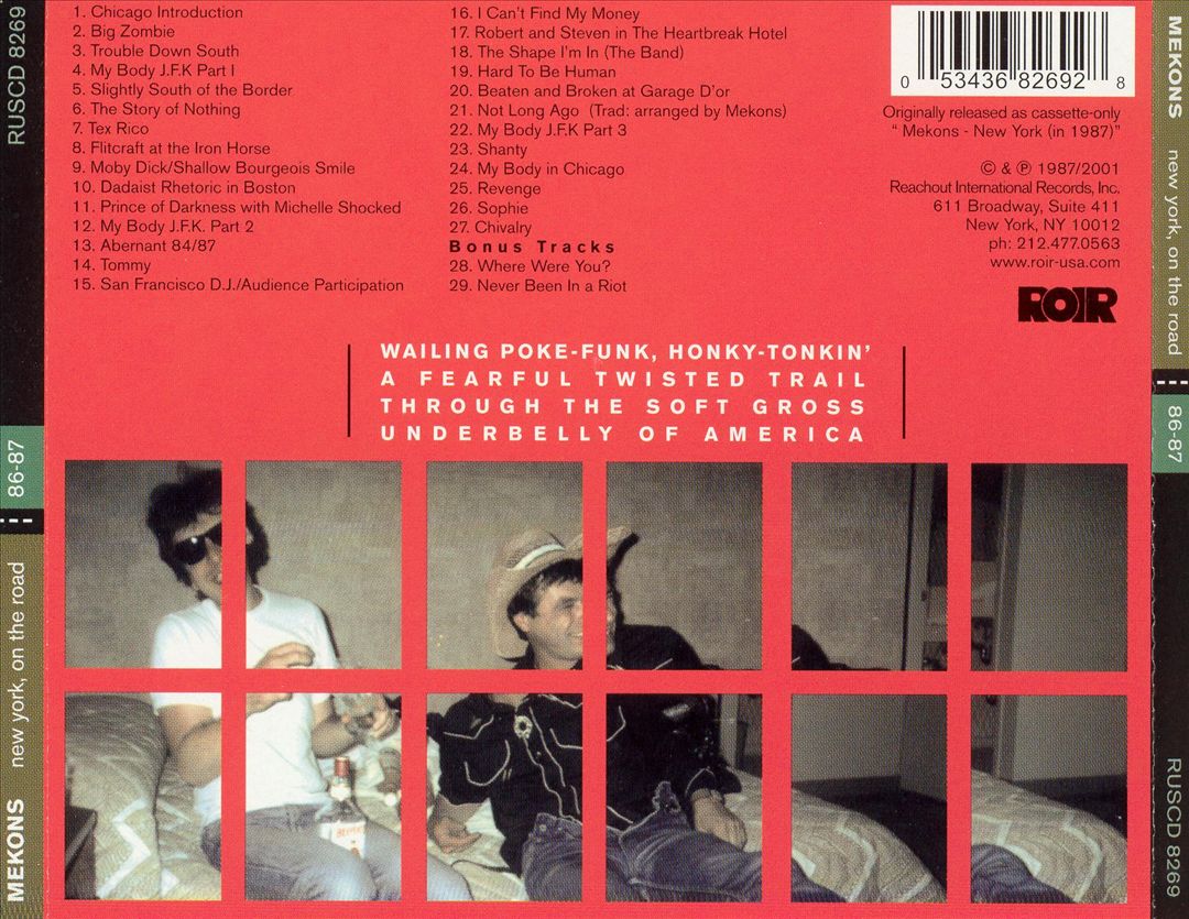 New York: On the Road 1986-1987 cover art