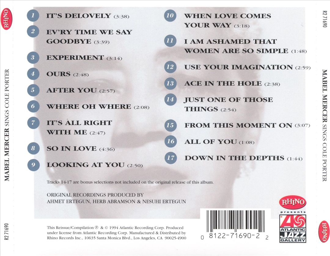Sings Cole Porter [Bonus Tracks] cover art