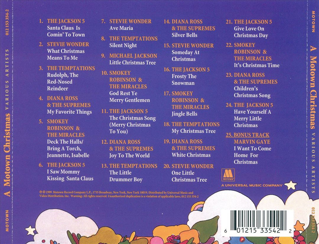 Motown Christmas cover art