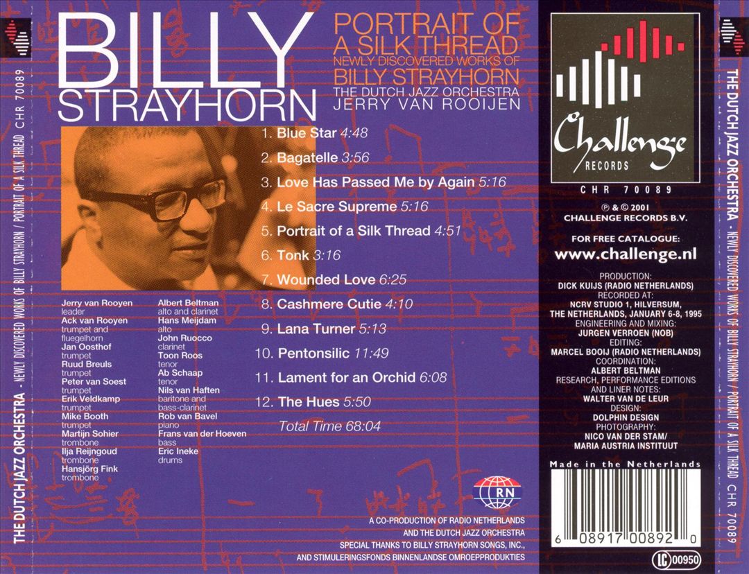 Portrait of a Silk Thread: Newly Discovered Works of Billy Strayhorn cover art