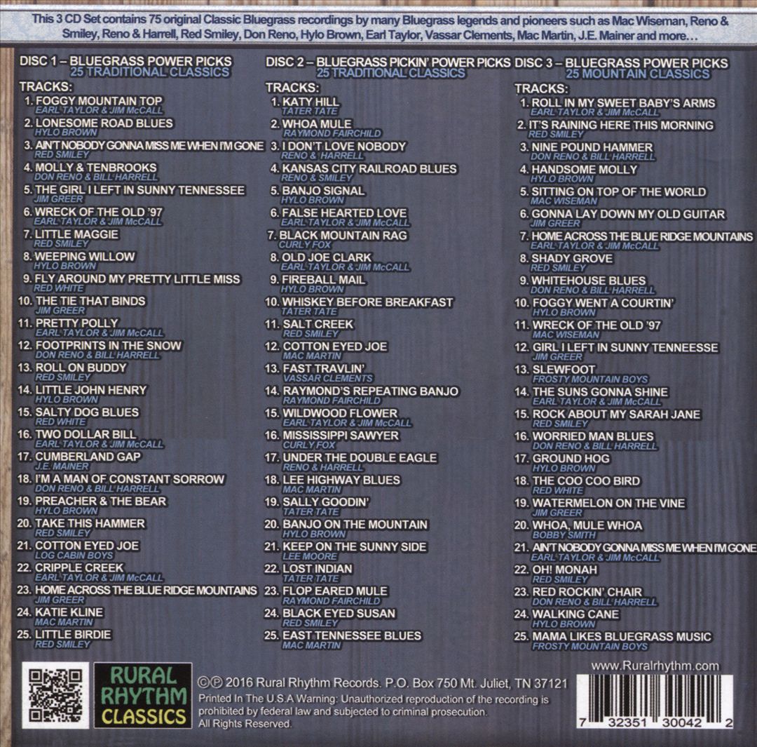 Bluegrass Classics Collection Power Picks cover art