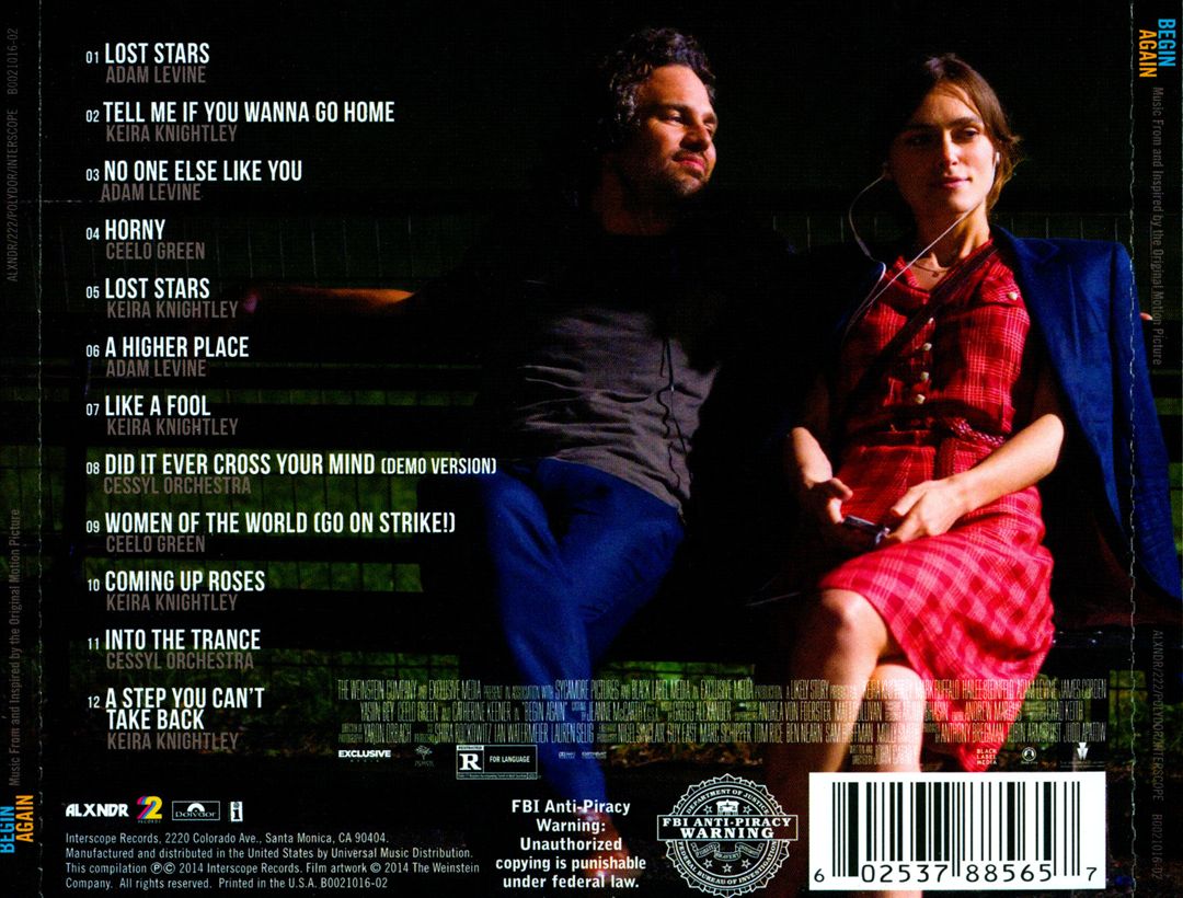 Begin Again [Original Motion Picture Soundtrack] cover art