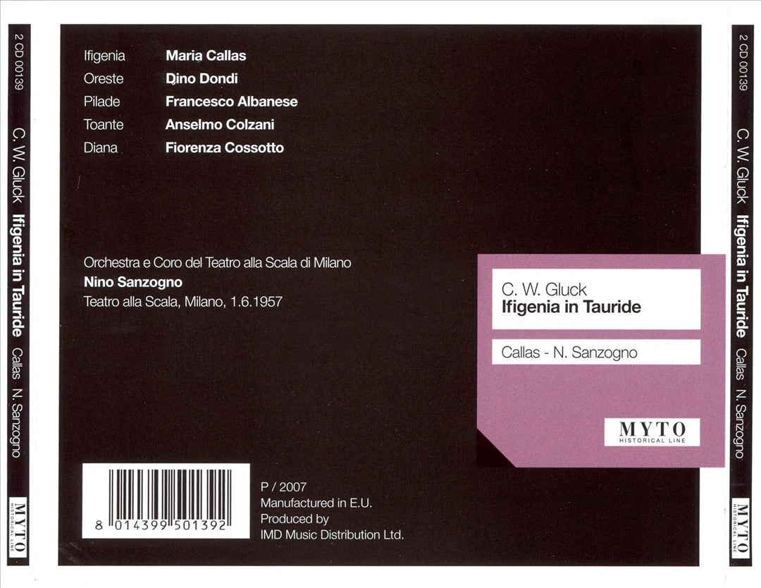 Gluck: Ifigenia in Tauride cover art