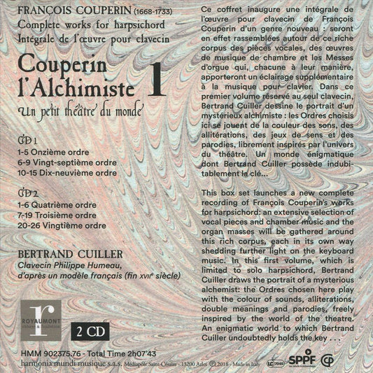 François Couperin L'Alchimiste: Un petit théâtre du monde - Complete Works for Keyboard, Vol. 1 cover art