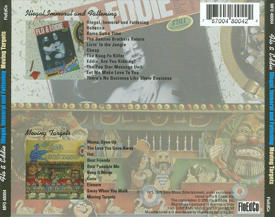 Illegal, Immoral and Fattening/Moving Targets cover art