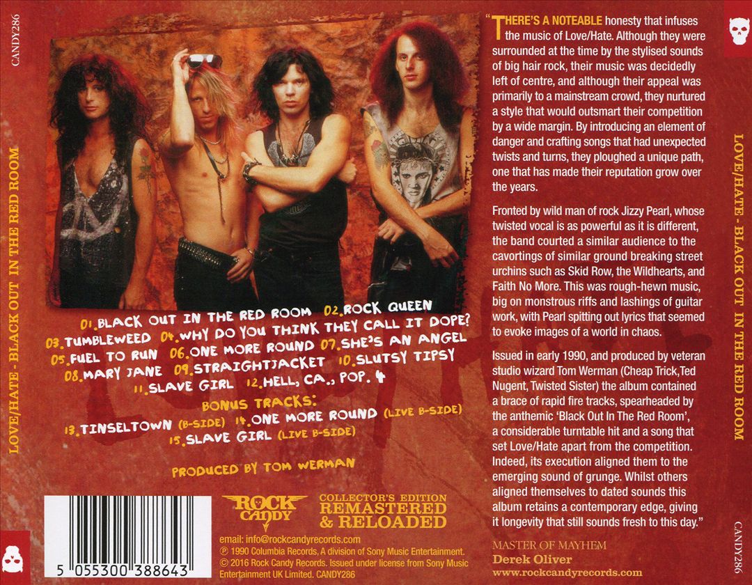 Blackout in the Red Room cover art