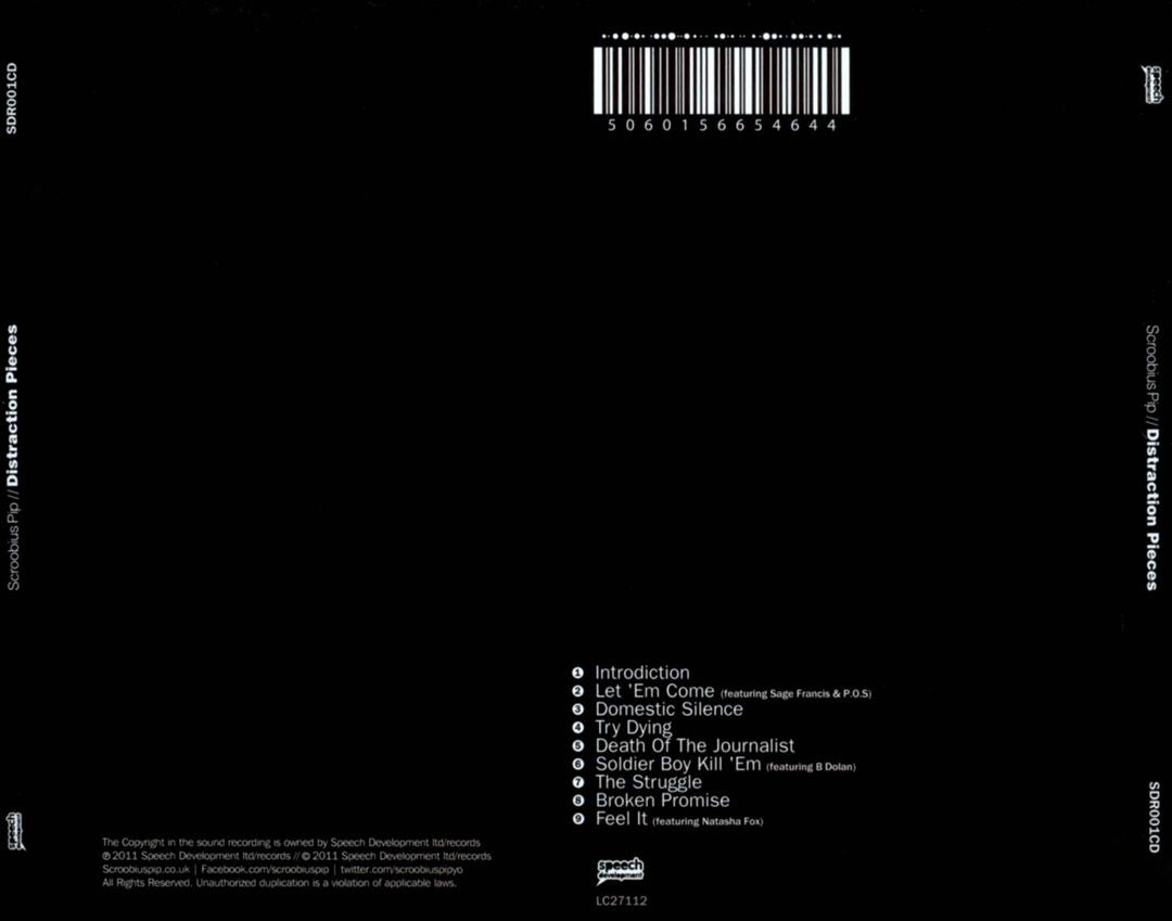 Distraction Pieces cover art