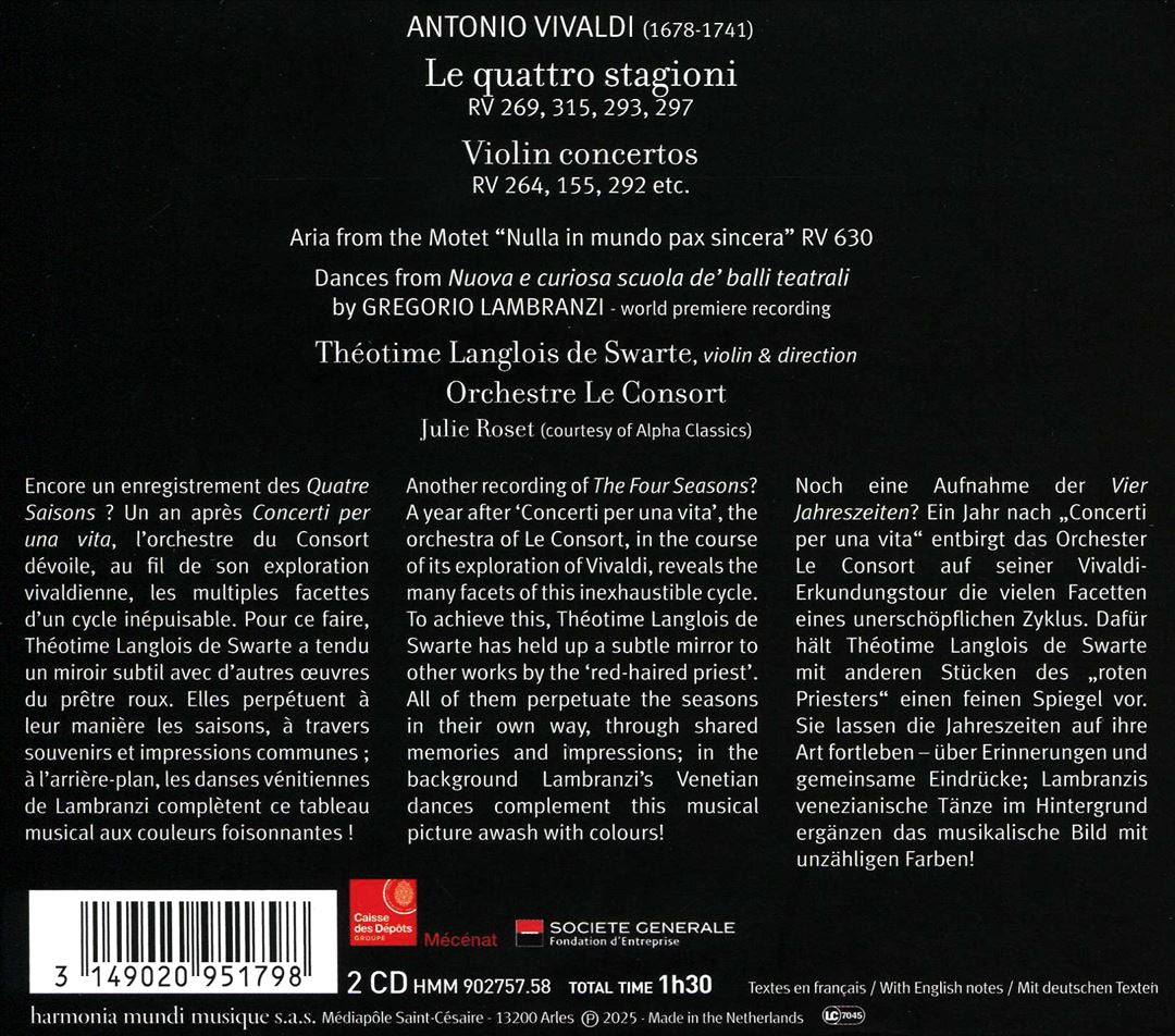 Antonio Vivaldi: Le Quattro Stagioni cover art