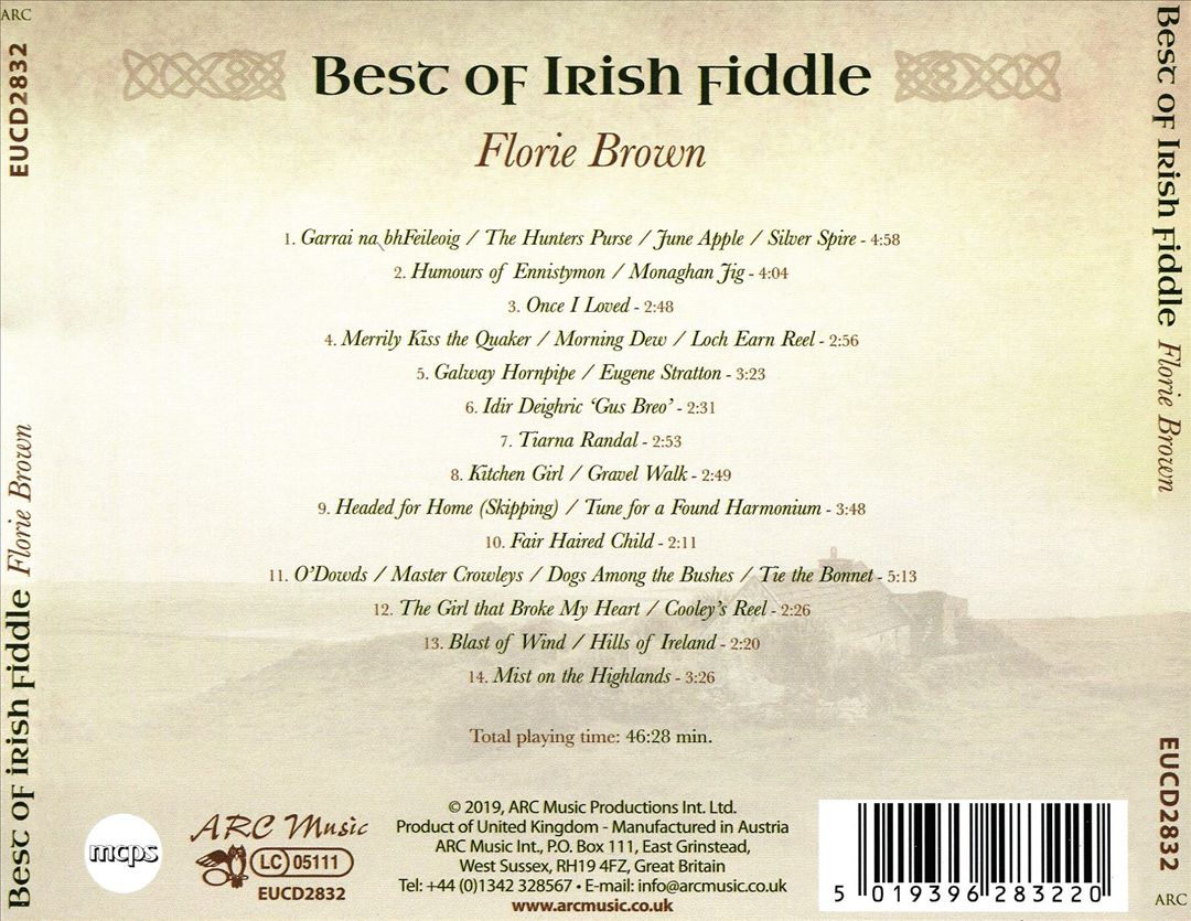 Best of Irish Fiddle Tunes cover art