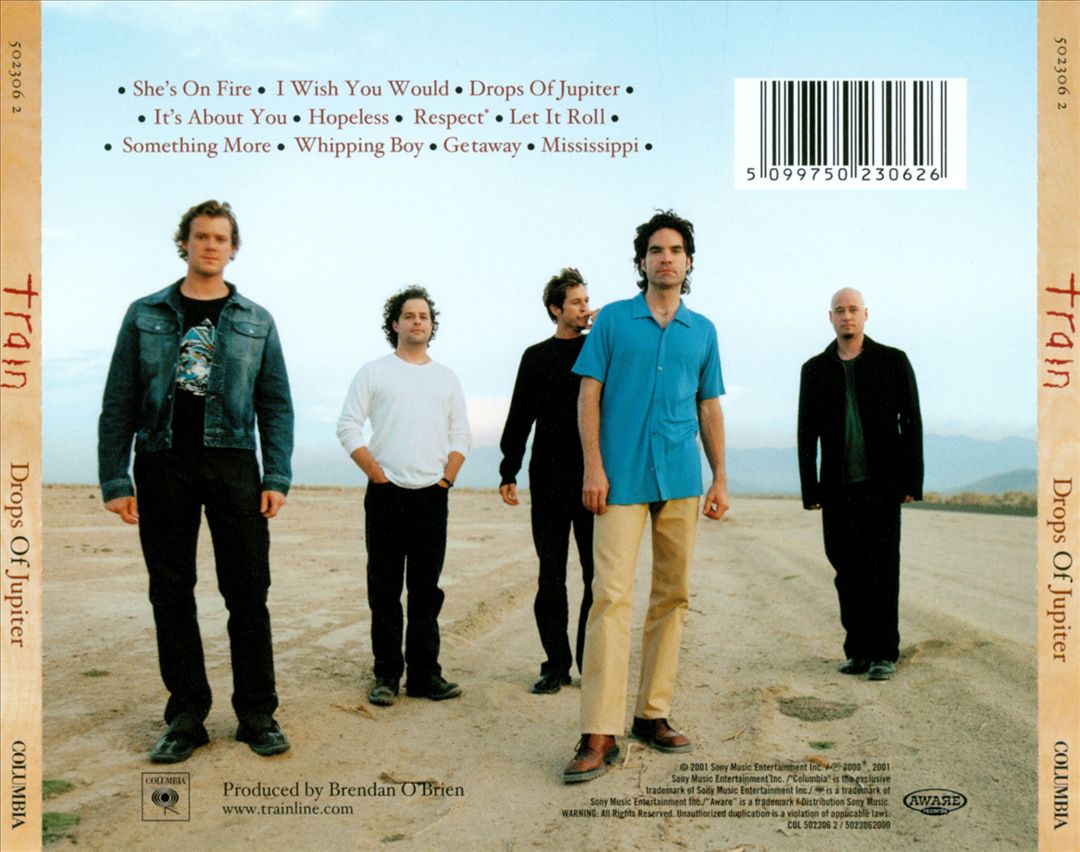 Drops of Jupiter cover art