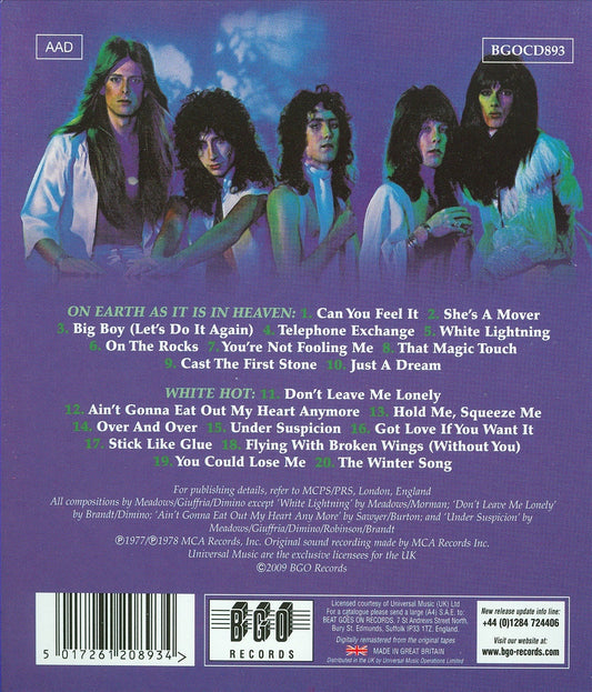 On Earth as It Is in Heaven/White Hot cover art