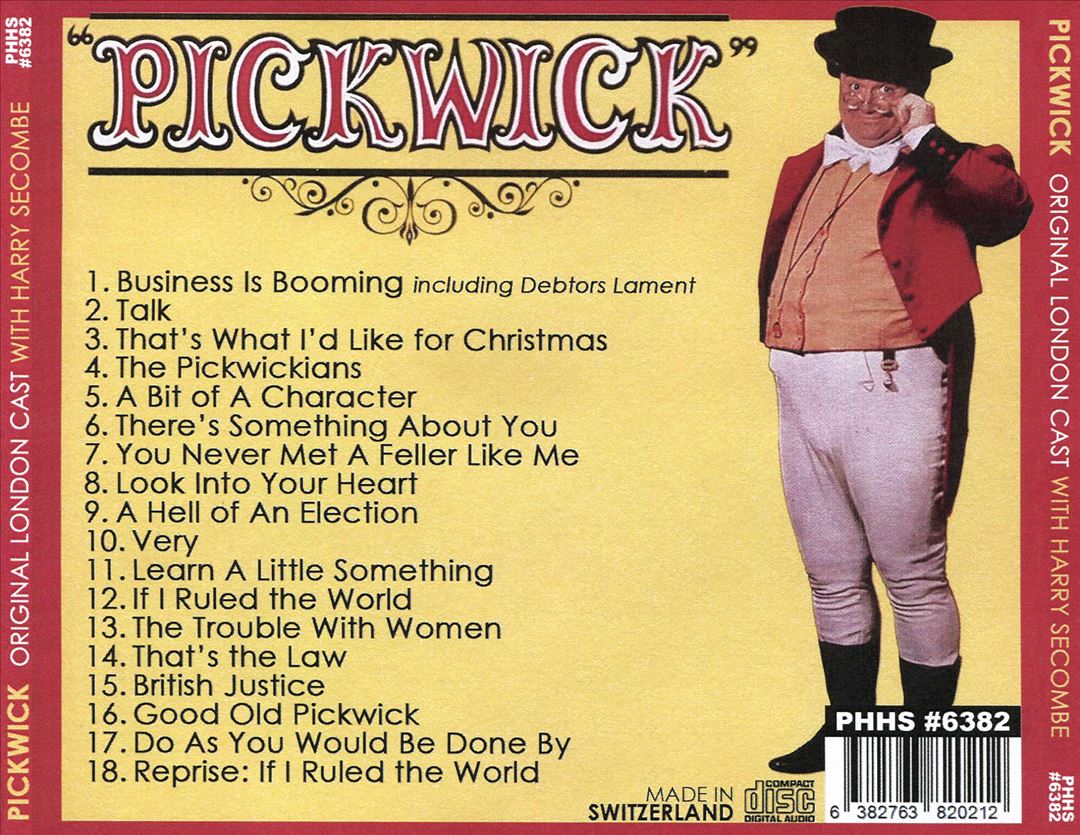 Pickwick [1963 Cast] cover art