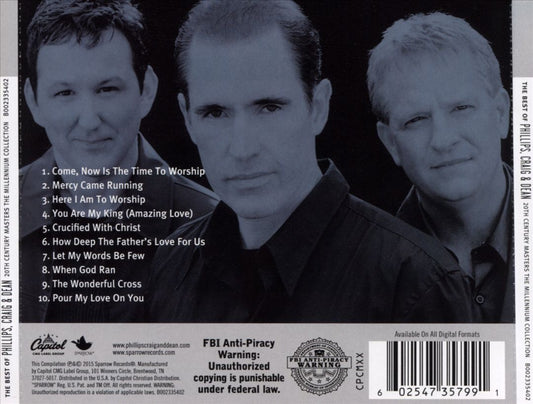 20th Century Masters - The Millennium Collection: The Best of Phillips, Craig & Dean cover art
