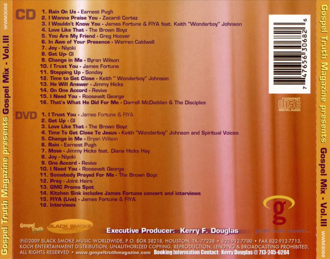 Gospel Mix, Vol. 3 cover art