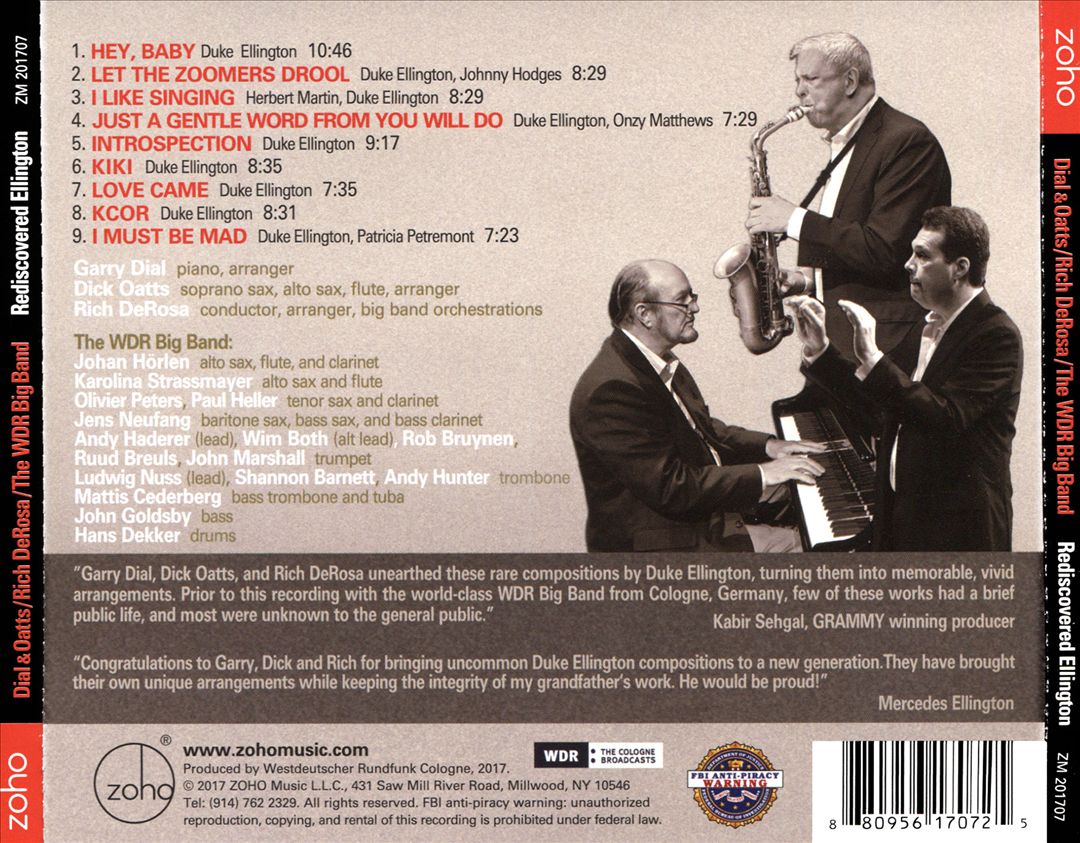 Rediscovered Ellington cover art