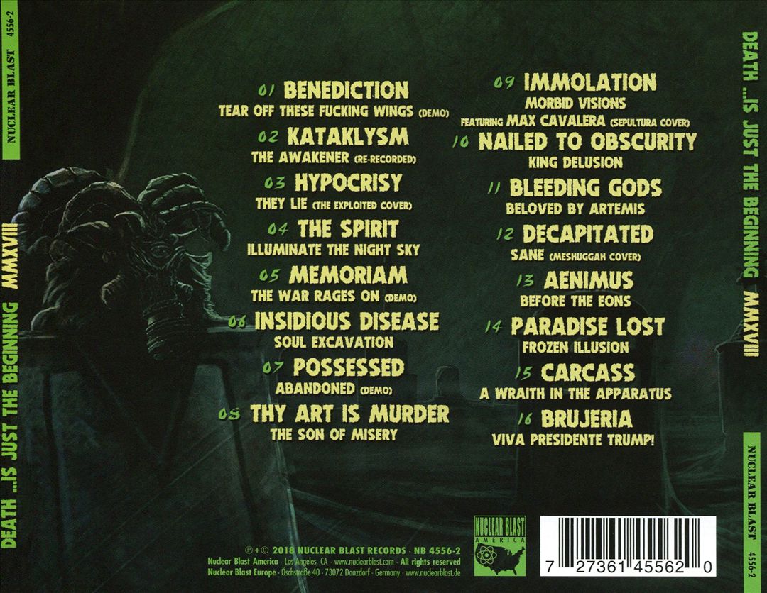 Death ...Is Just the Beginning, MMXVIII cover art