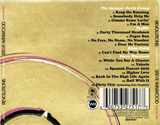 Revolutions: The Very Best of Steve Winwood cover art