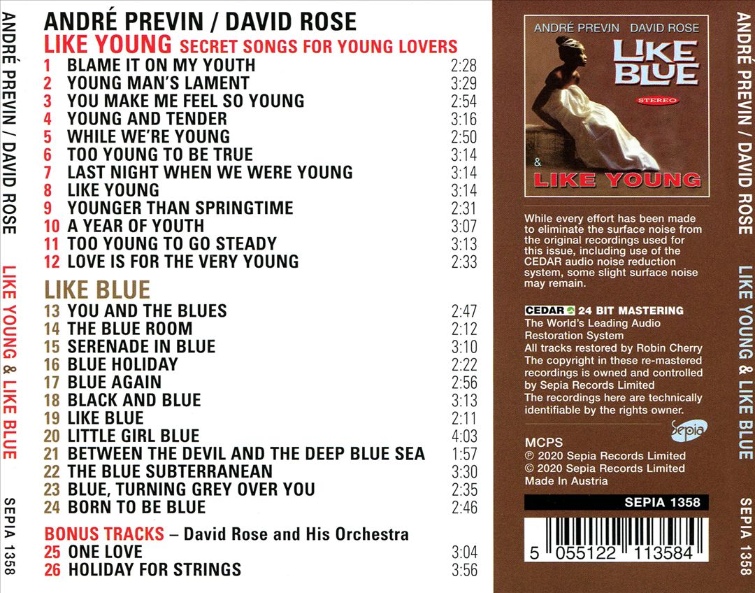 Like Blue & Like Young cover art
