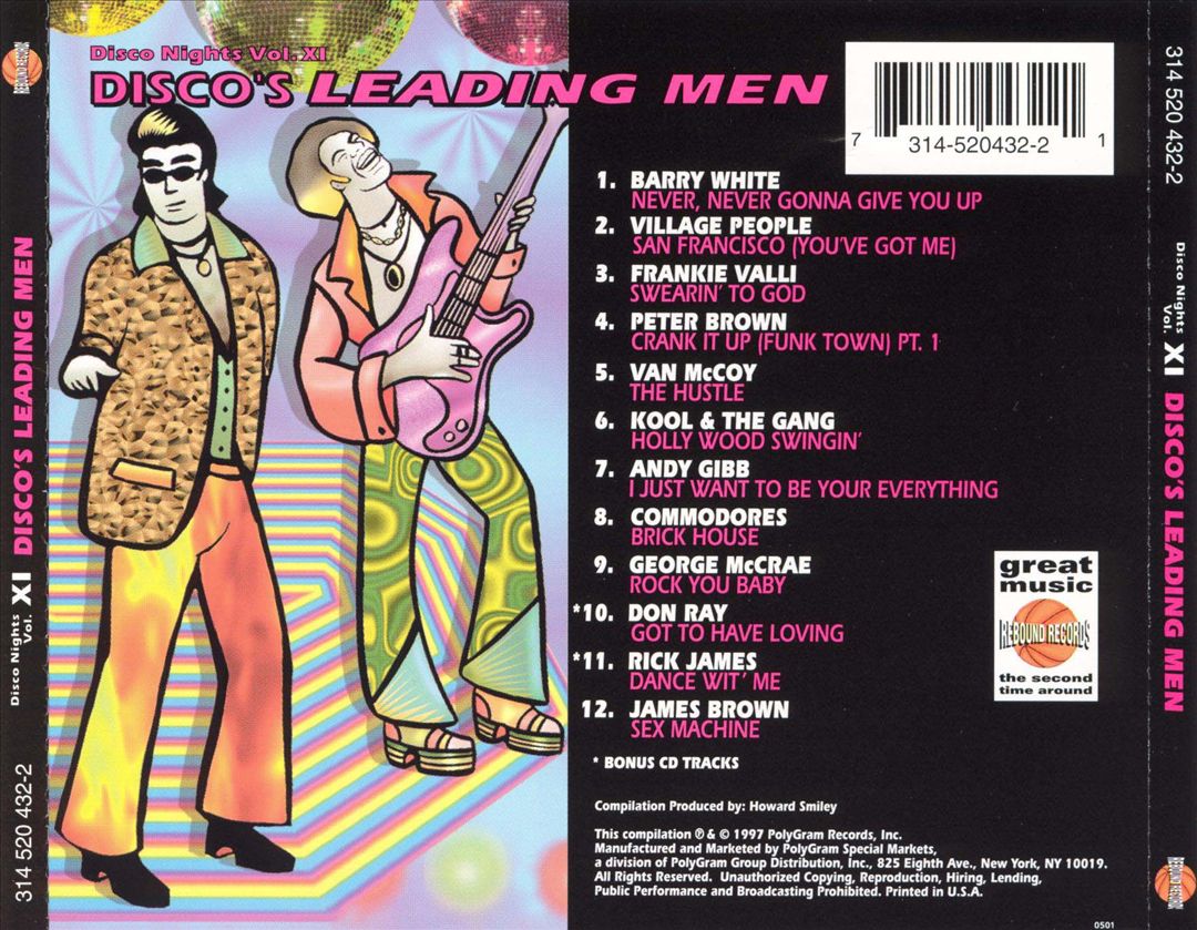 Disco Nights, Vol. 11: Leading Men cover art