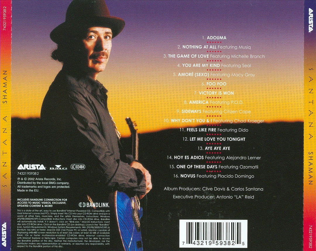 Shaman [Import Bonus Track] cover art