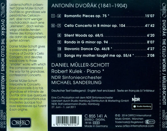 Dvorák: The Cello Works cover art