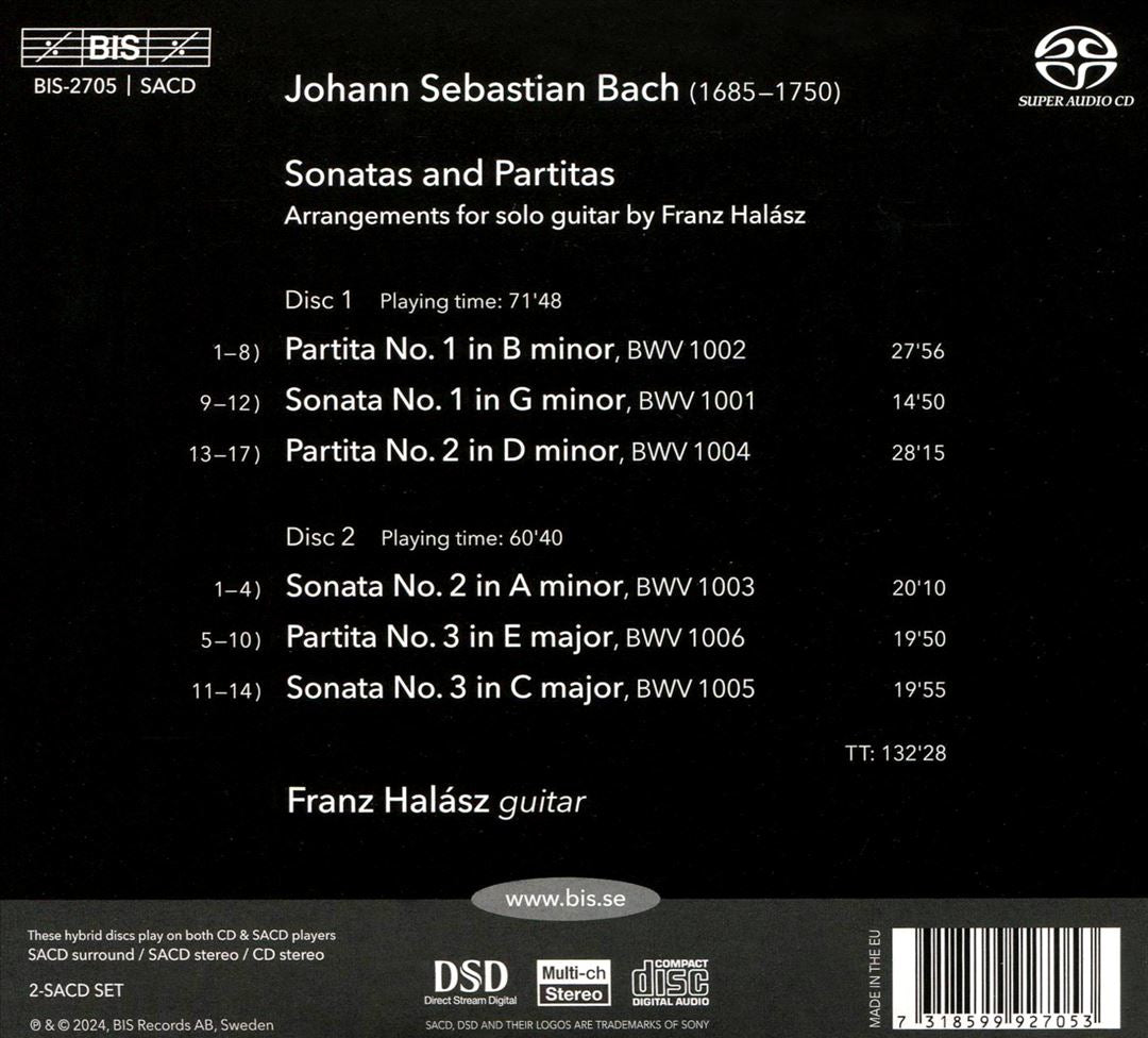 Bach: Sonatas & Partitas BWV 1001-1006 cover art