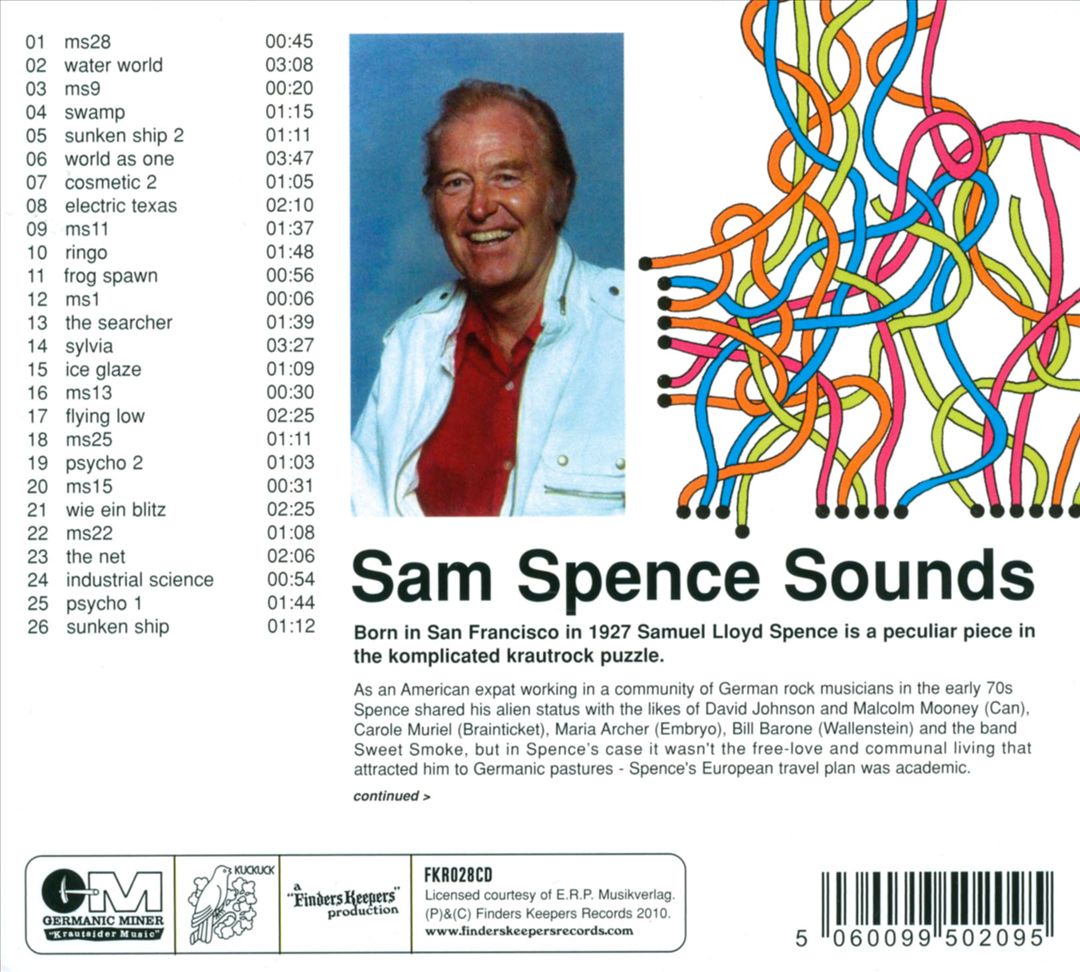 Sam Spence Sounds cover art