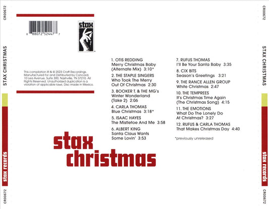 Stax Christmas cover art
