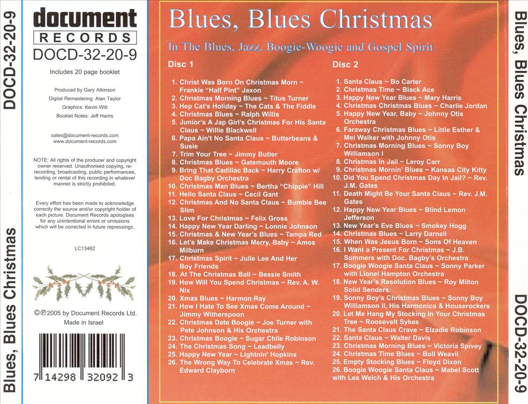 Blues, Blues Christmas: 1925-1955 cover art