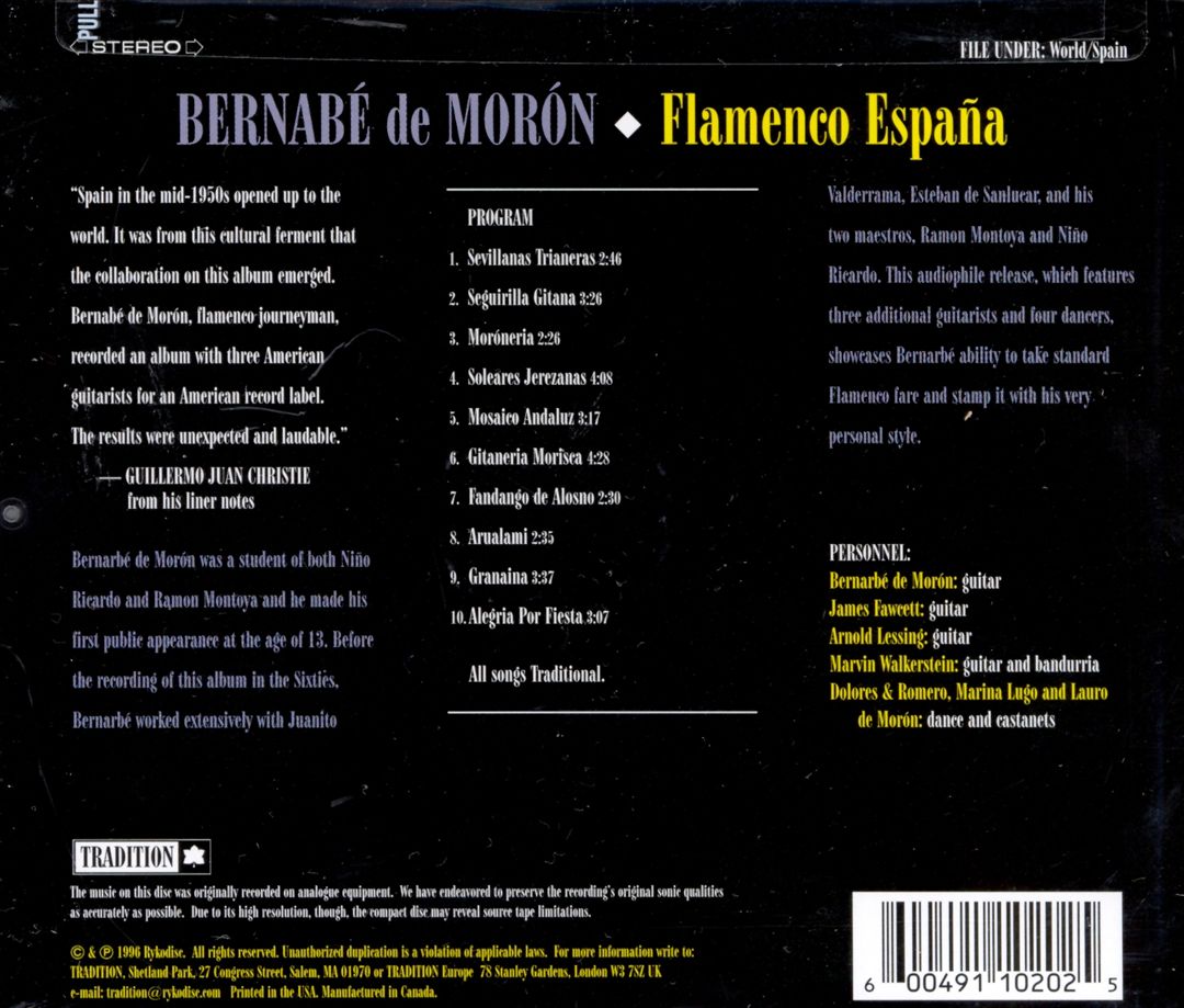 Flamenco Espana [Tradition] cover art