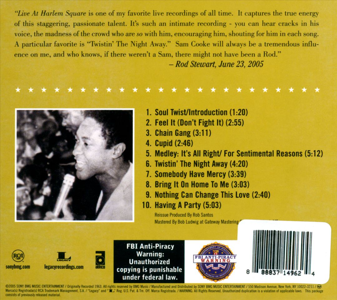 One Night Stand! At the Harlem Square Club cover art