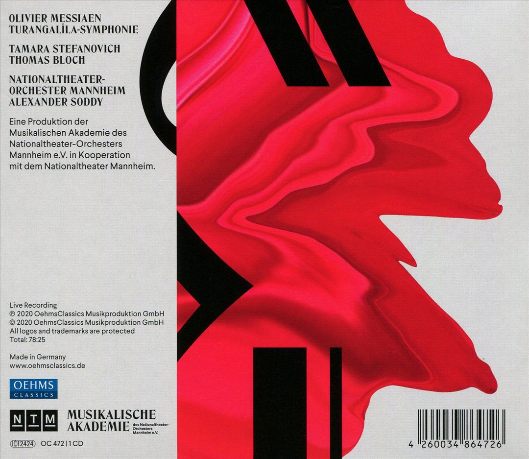 Messiaen: Turangalîla-Symphonie cover art