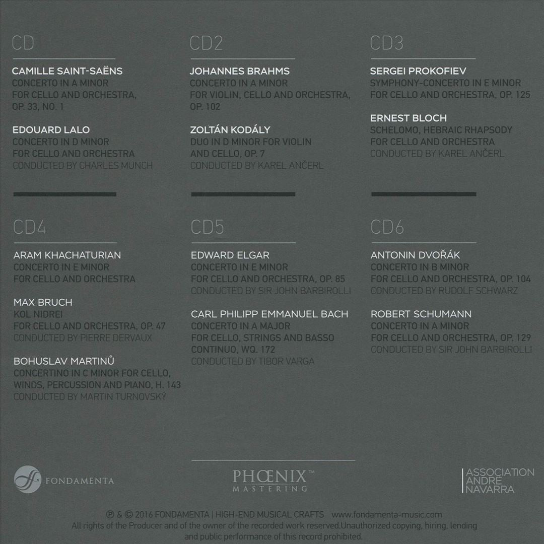 The Cello (6-CD Boxset) cover art